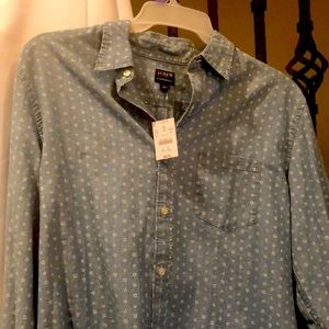 brand new jcrew chambray women shirt wonderfull dress up shirt